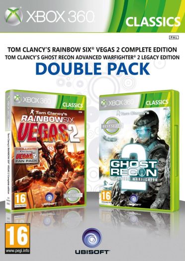 Pack rainbow six Vegas 2 & ghost recon: advanced warfighter 2