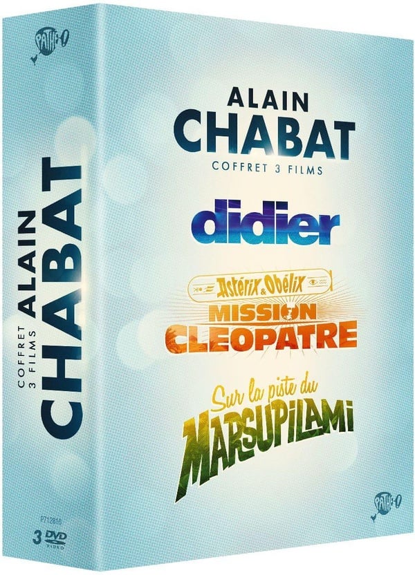 Alain Chabat - Coffret 3 films : Sur la piste du Marsupilami + Astérix et Obélix : Mission Cléopâtre + Didier