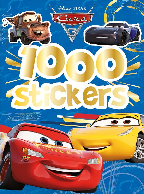 1000 stickers - cars 3