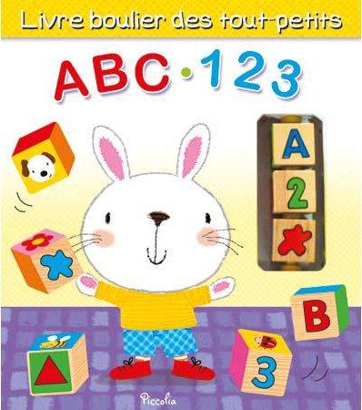 Livre boulier des tous petits/abc - 123