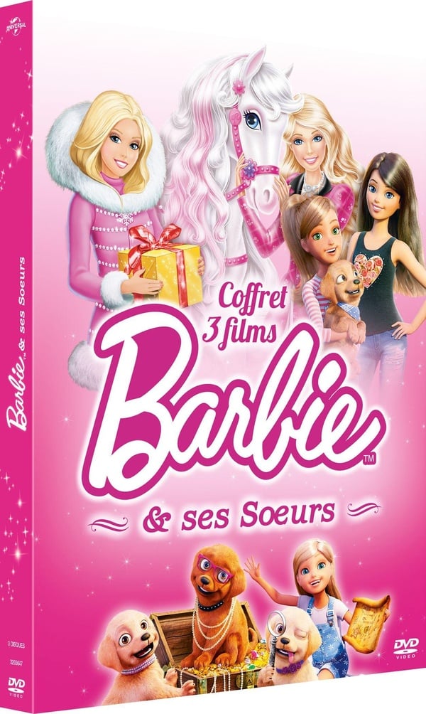 Barbie & ses soeurs - Coffret 3 films : Au club hippique + La grande aventure des chiots + À la recherche des chiots