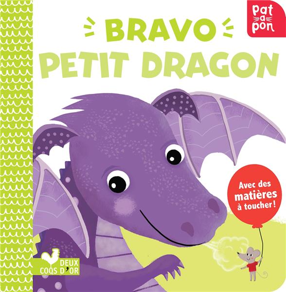 Patapon : bravo petit dragon - livre avec matières à toucher