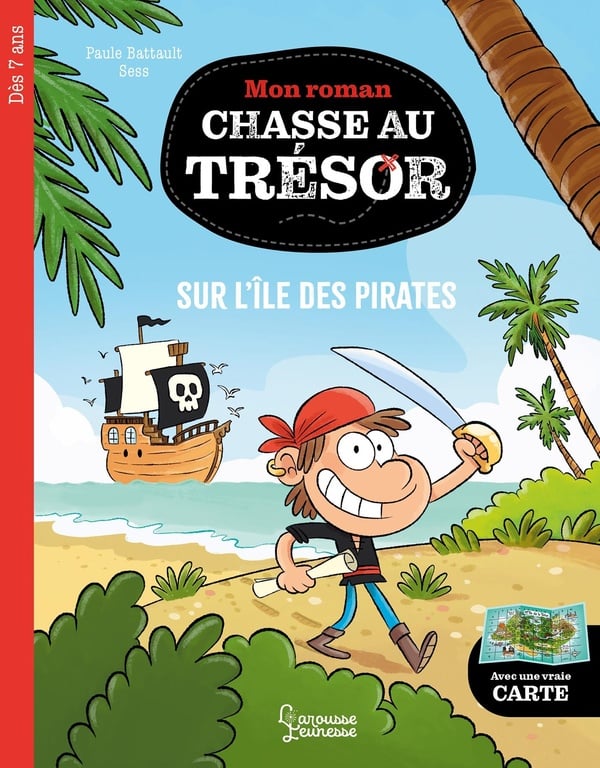 Mon roman chasse au trésor : sur l'île des pirates