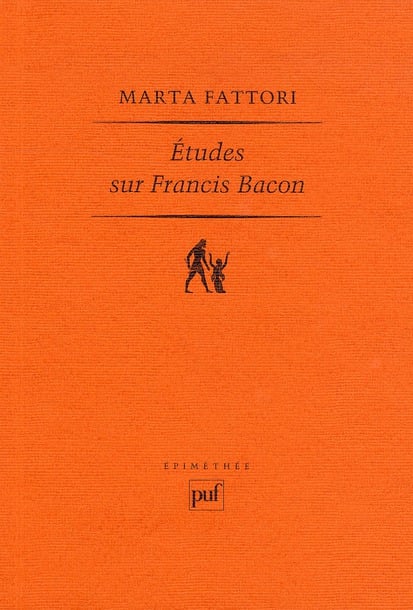 Fattori Marta Etudes Sur Francis Bacon