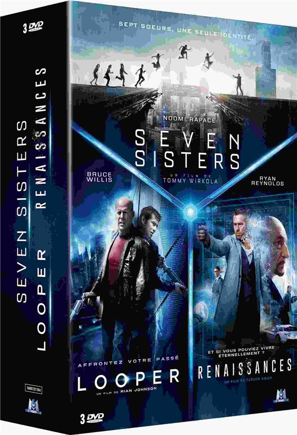 Coffret Science Fiction : Seven Sisters + Looper + Renaissances