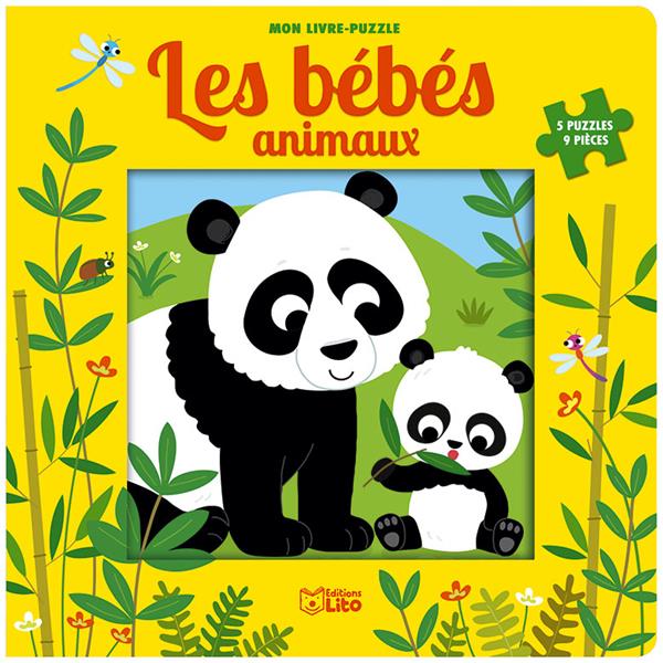 Mon livre puzzle : les bébés animaux