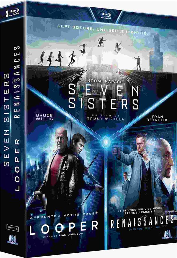 Coffret Science Fiction : Seven Sisters + Looper + Renaissances