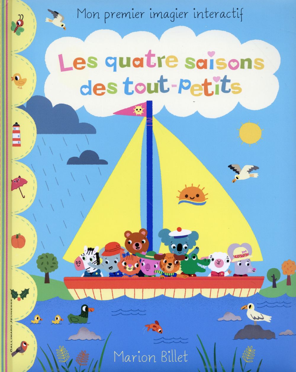 Les quatre saisons des tout-petits - mon premier imagier interactif