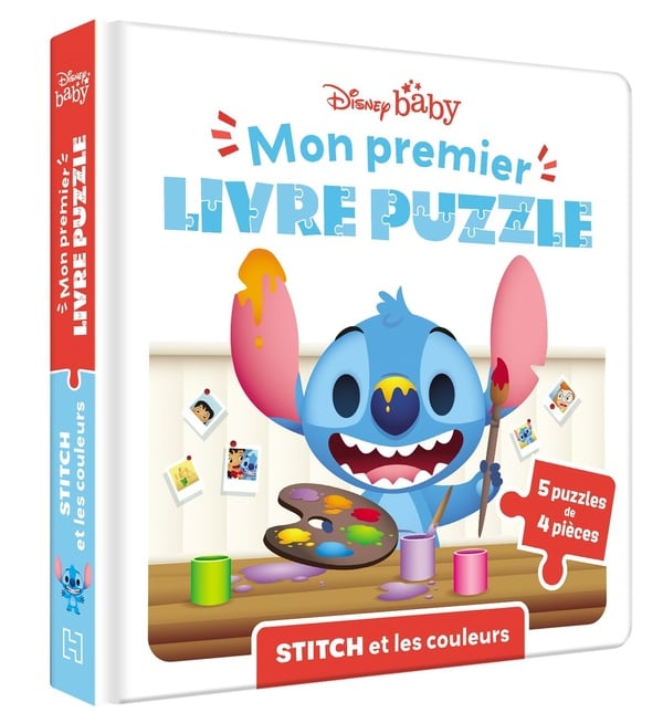 Mon premier livre puzzle : Disney Baby : Stitch et les couleurs