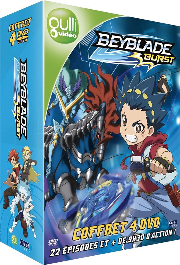 Beyblade Burst - Saison 1, Box 1/2 : Vol. 1 à 4