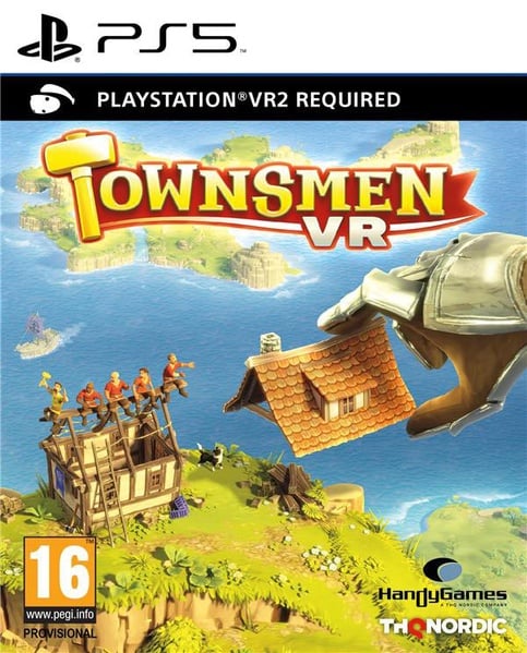 Jeu de simulation Townsmen VR PS5 PSVR2 THQ NORDIC HandyGames Construction de ville Réalité virtuelle
