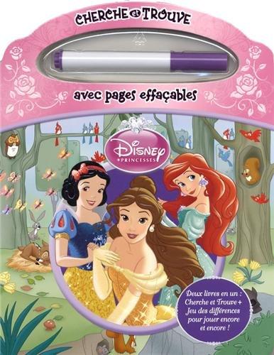 Cherche et trouve : princesses Disney - avec pages effaçables