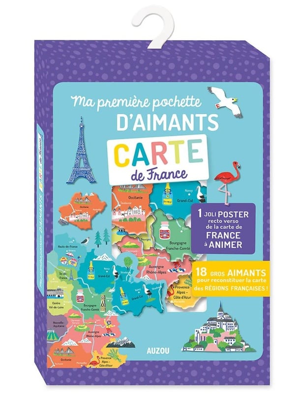 Ma première pochette d'aimants : carte de France