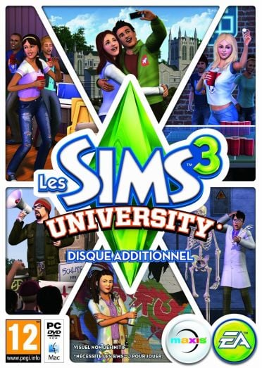 Sims 3 University Jeu PC - vue 2