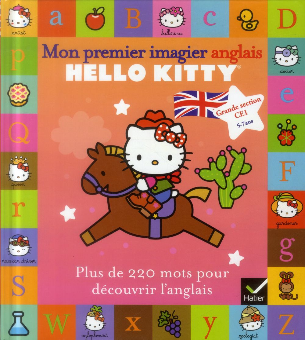 Hello kitty - mon premier imagier anglais - grande section - ce1 - 5/7 ans