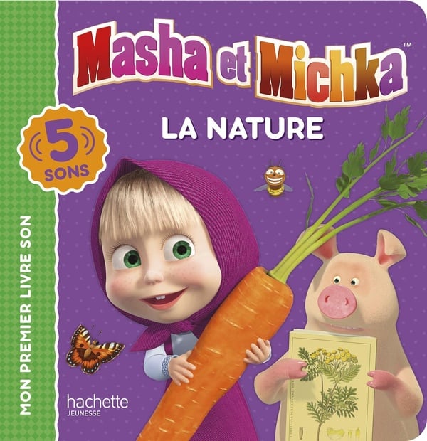 Mon premier livre son : Masha et Michka : la nature