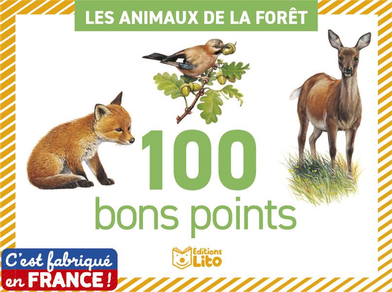 Boîte de 100 bons points : les animaux de la forêt