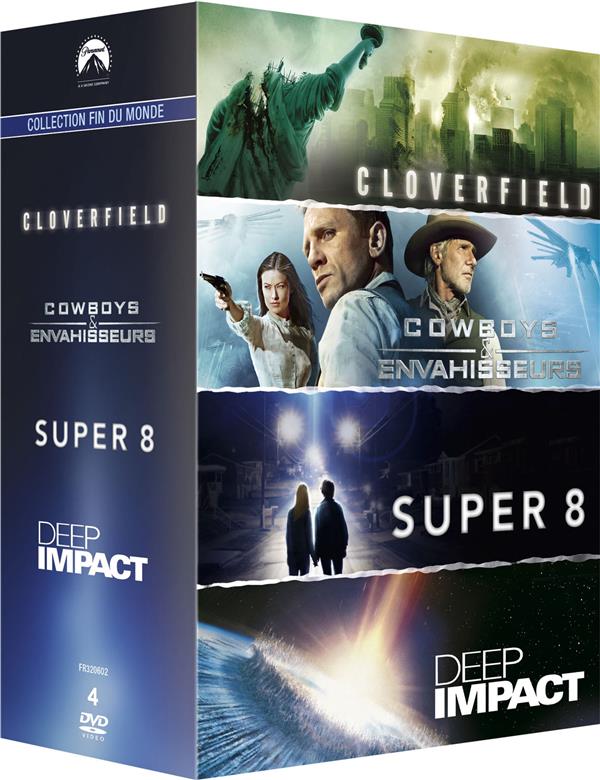 Matt Reeves Paramount Collection Fin du Monde : Cloverfield + Cowboys & Envahisseurs + Super 8 + Deep Impact - Pack