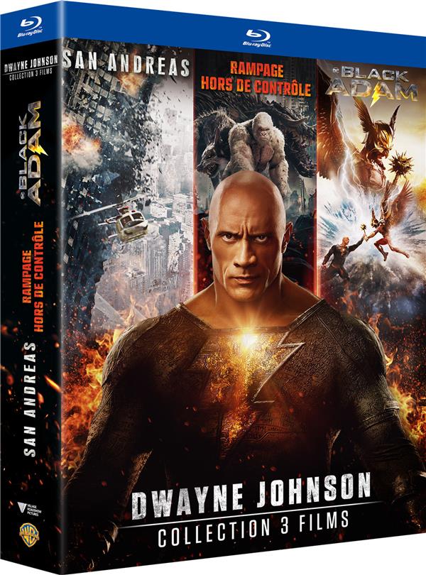 Dwayne Johnson - Collection 3 films : San Andreas + Rampage - Hors de contrôle + Black Adam