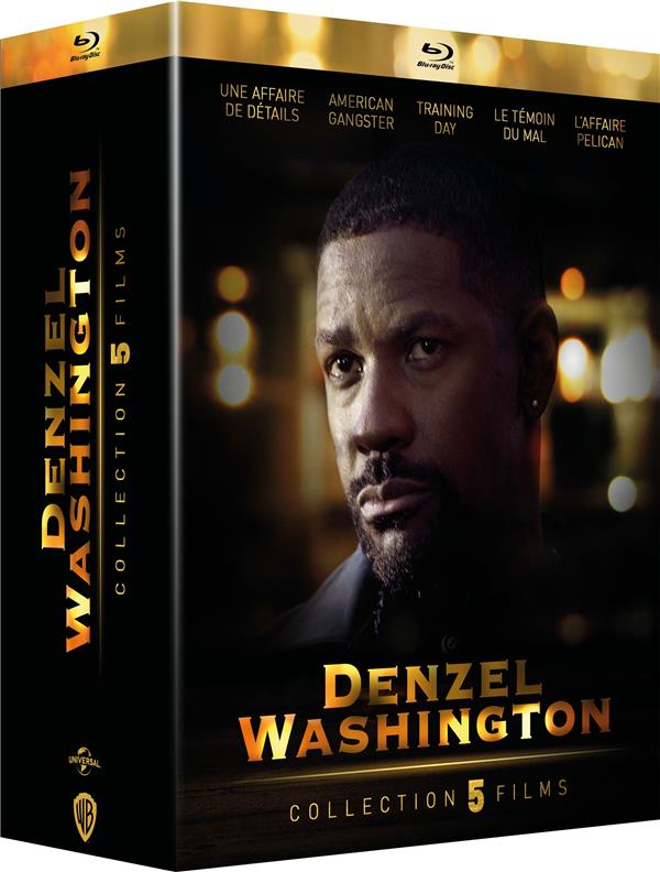 Denzel Washington - Collection 5 films : Une affaire de détails + Training Day + L'Affaire Pélican + Le Témoin du mal + American Gangster