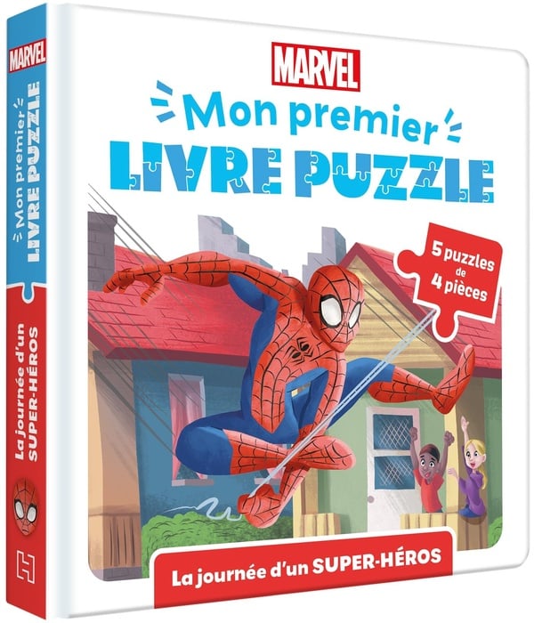 Mon premier livre puzzle : Spider-Man : La journée d'un Super-Héros