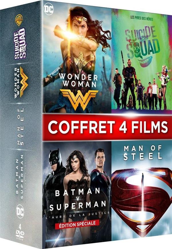 Wonder Woman + Suicide Squad + Batman v Superman : L'Aube de la justice + Man of Steel