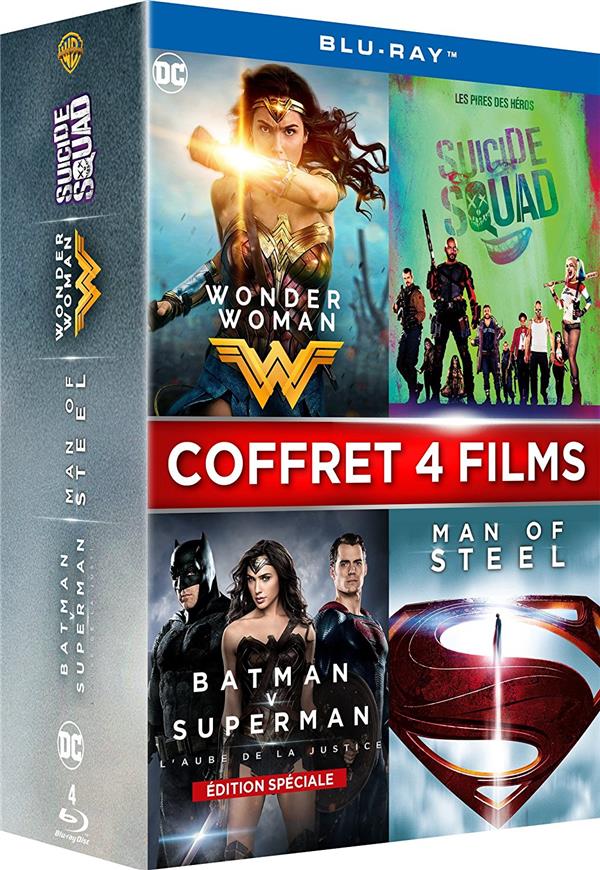 Wonder Woman + Suicide Squad + Batman v Superman : L'Aube de la justice + Man of Steel