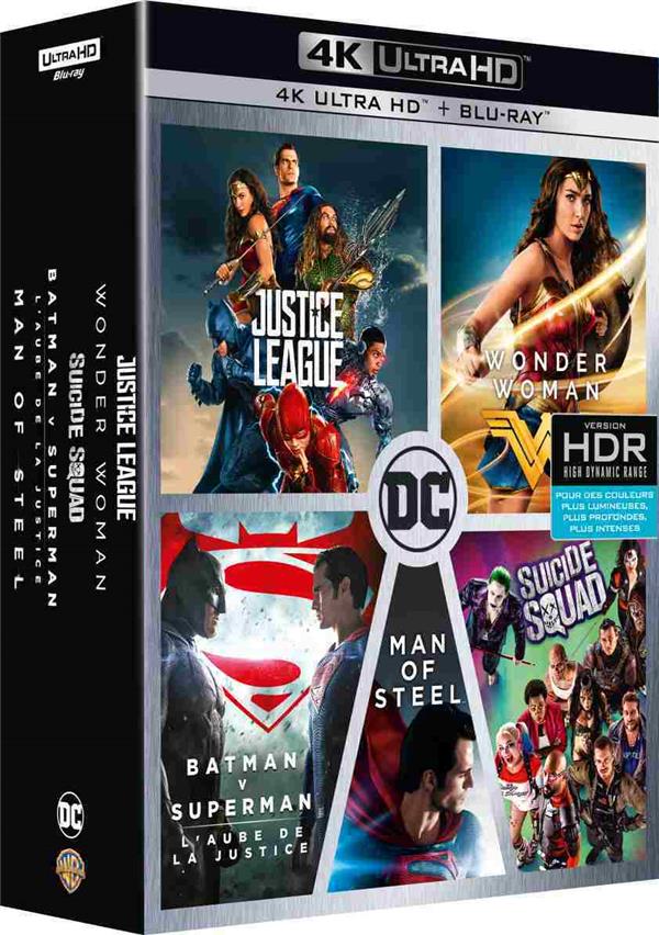 DC Universe - L'intégrale des 5 films : Justice League + Wonder Woman + Suicide Squad + Batman v Superman : L'aube de la justice + Man of Steel