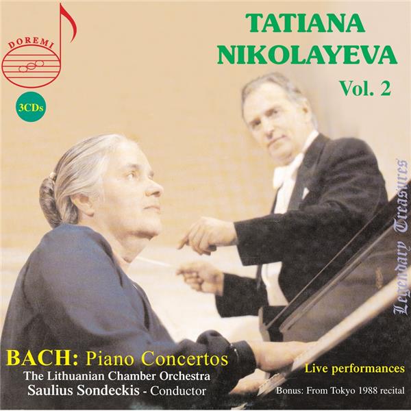 Bach : Concertos pour piano / Legendary treasures Tatiana Nikolayeva vol.2