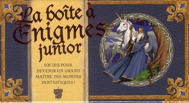 La boîte à énigmes junior - un jeu pour devenir un grand maître des mondes fantastiques !