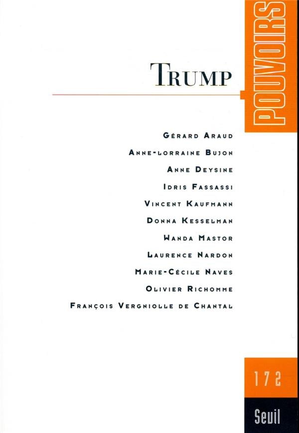 Collectif Pouvoirs Numéro 172 Trump