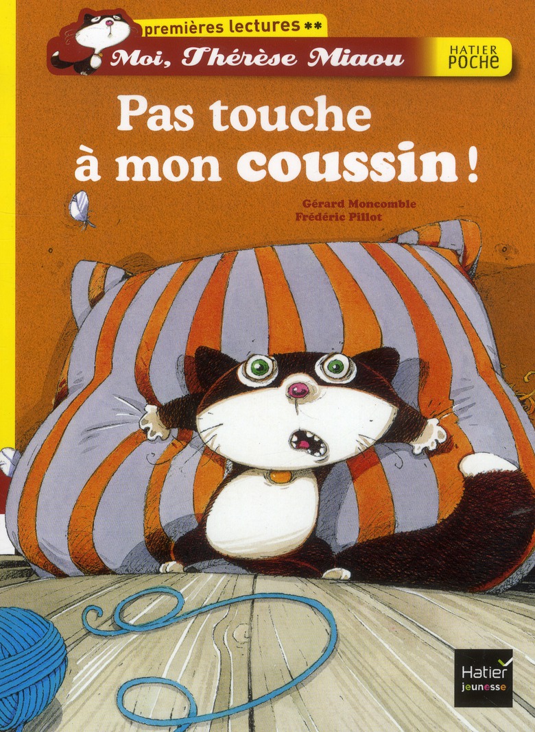 Moi, thérèse miaou - pas touche à mon coussin !