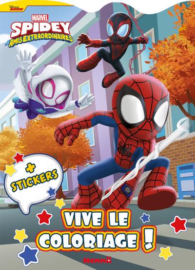 Marvel spidey et ses amis extraordinaires - vive le coloriage ! (spidey, ghost-spider, spin)