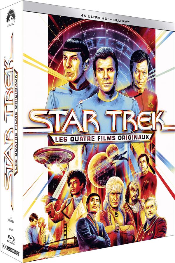 Star Trek - Les 4 films originaux : Star Trek : Le Film + Star Trek II : La Colère de Khan + Star Trek III : À la recherche de Spock + Star Trek IV : Retour sur Terre