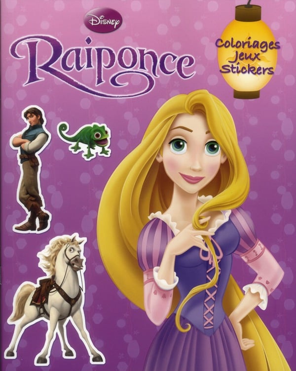 Raiponce - coloriages, jeux et stickers