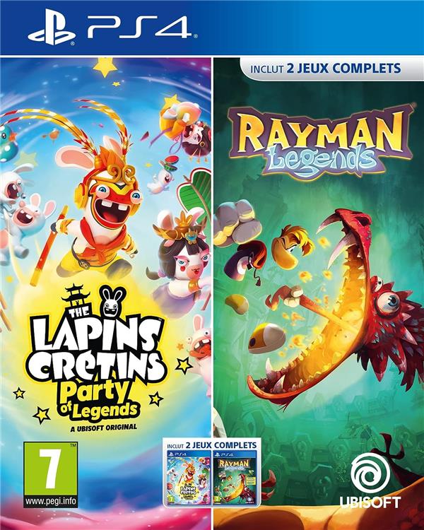 UBISOFT Lapins Crétins + Rayman Legends PS4 - vue 5