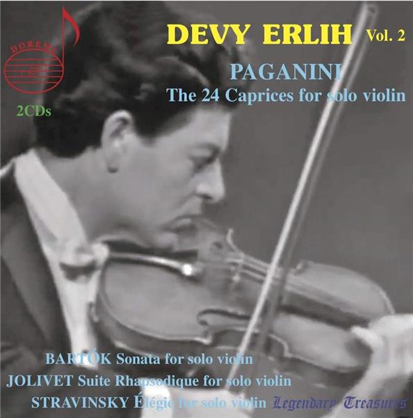 Paganini : 24 caprices / Legendary treasures Devy Erlih Vol.2