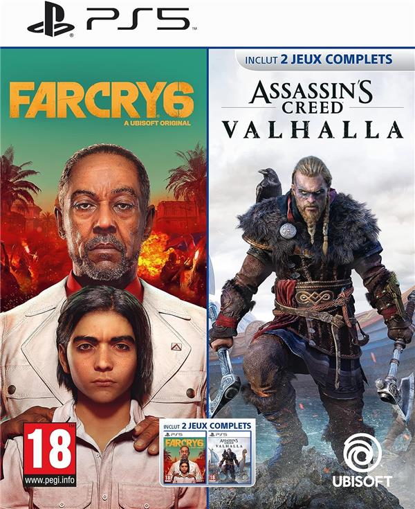 Compilation Assassin' Creed Valhalla + Far Cry 6 Édition Standard