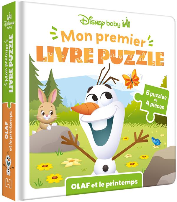 Mon premier livre puzzle : Disney Baby : Olaf et le Printemps