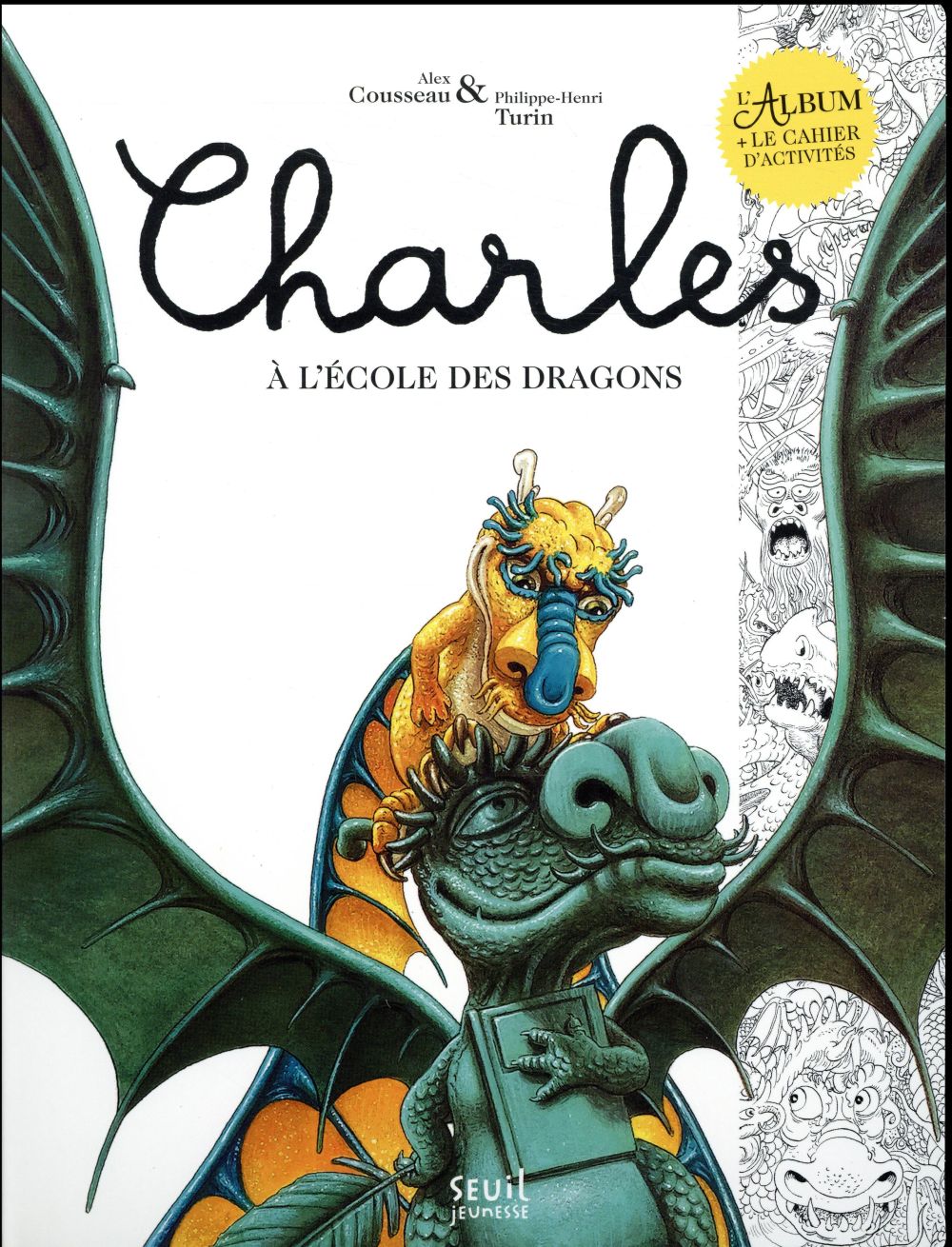 Charles à l'école des dragons - livre et cahier d'activités