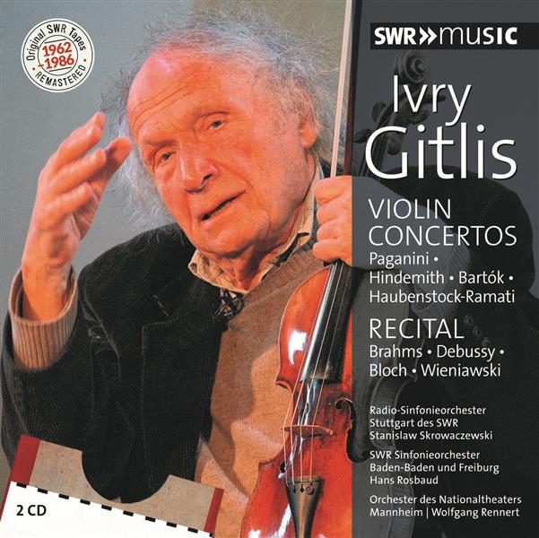 Ivry Gitlis Concertos pour violon, Récital