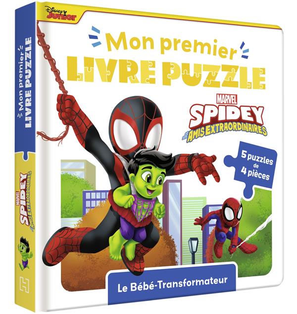 Mon premier livre puzzle : Marvel Spidey et ses amis extraordinaires : Le bébé-Transformateur