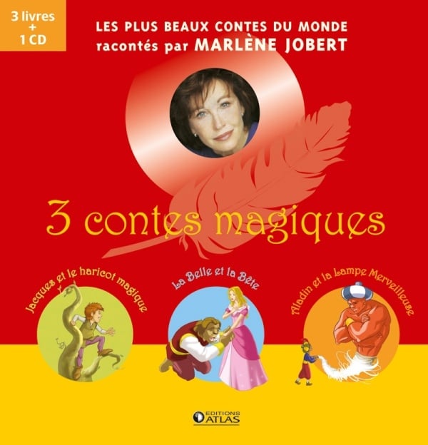 3 contes magiques : Jacques et le haricot magique, La Belle et le Bête et Aladin et la lampe merveilleuse