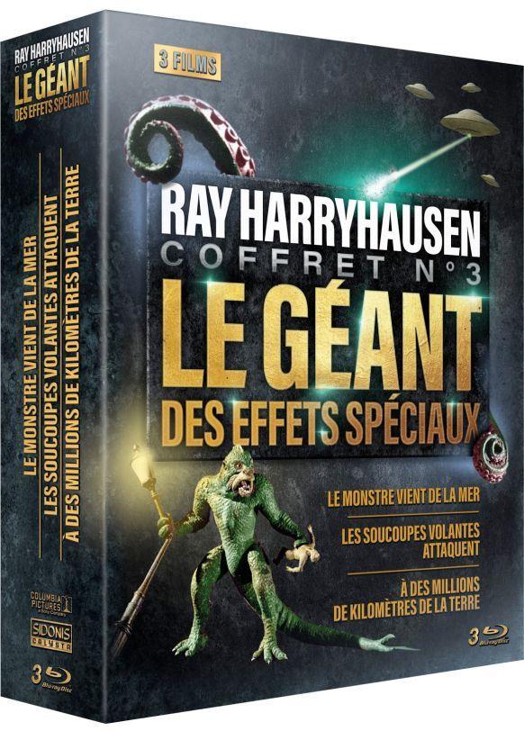 Ray Harryhausen - Coffret n° 3 : Le Monstre vient de la mer + Les Soucoupes volantes attaquent + À des millions de kilomètres de la terre