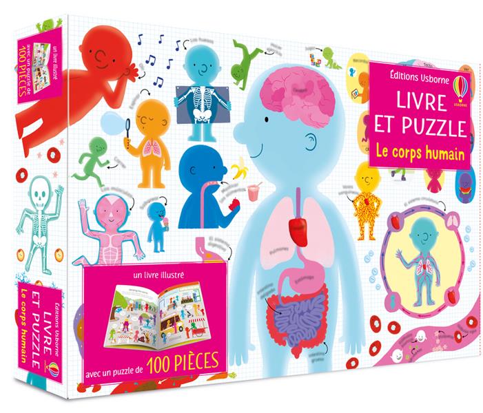 Livre et puzzle : le corps humain