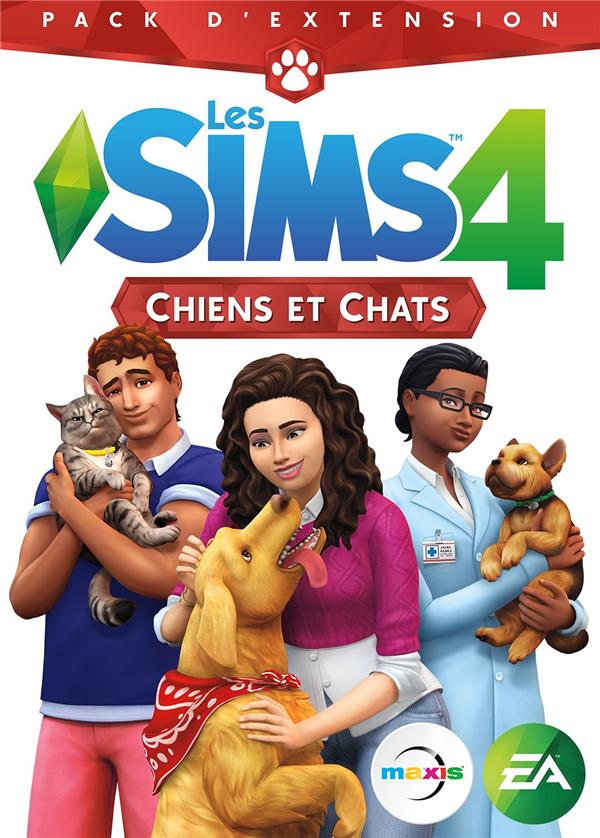 Les sims 4 : chiens et chats (code de téléchargement)