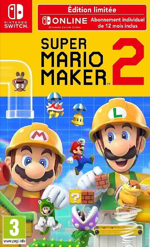 NINTENDO Super Mario Maker 2 Jeu Switch Edition Limitee - vue 4