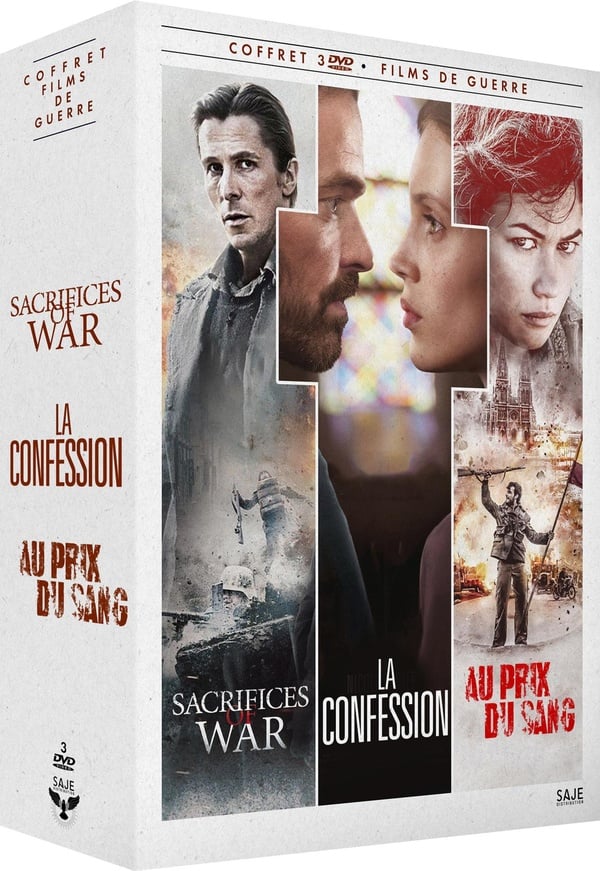 Films De Guerre - Coffret 3 films : Au prix du sang + Sacrifices of War + La Confession