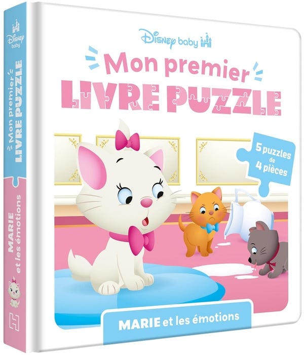 Mon premier livre puzzle : Disney Baby : Marie et les émotions