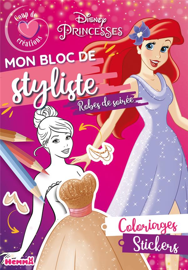 Disney Princesses - Mon bloc de styliste - Coup de coeur créations - Robes de soirée